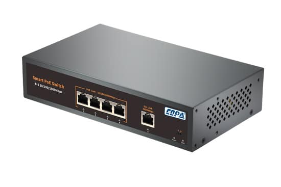 סוויצ' 4+1 PoE 78W 1G