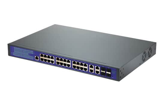 סוויצ' 24+4+4 PoE 400W 1G מנוהל