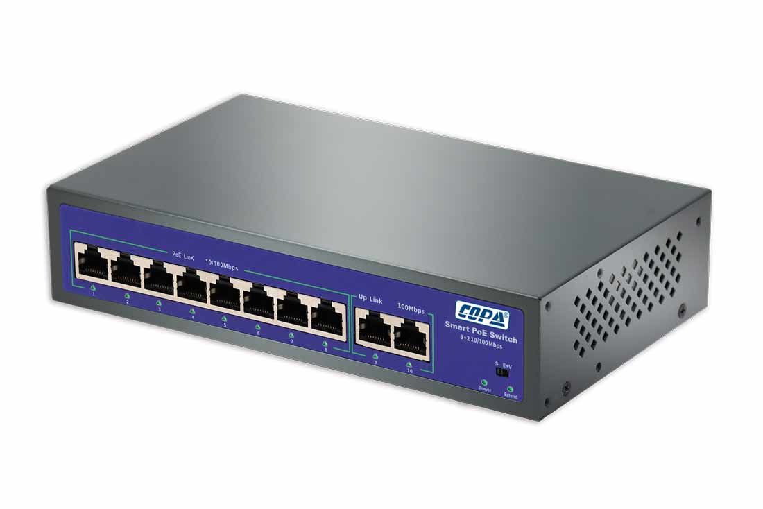 סוויצ' 8+2 PoE 120W