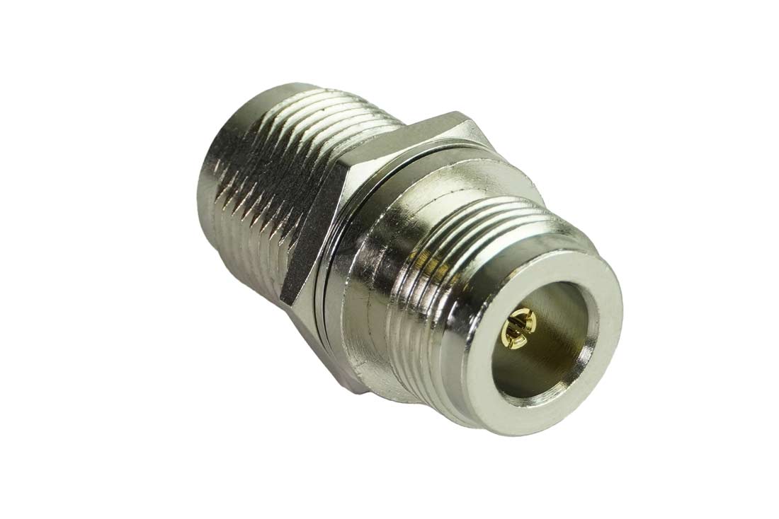 מעביר 2 שקע N חיבור שאסי עגול + אום