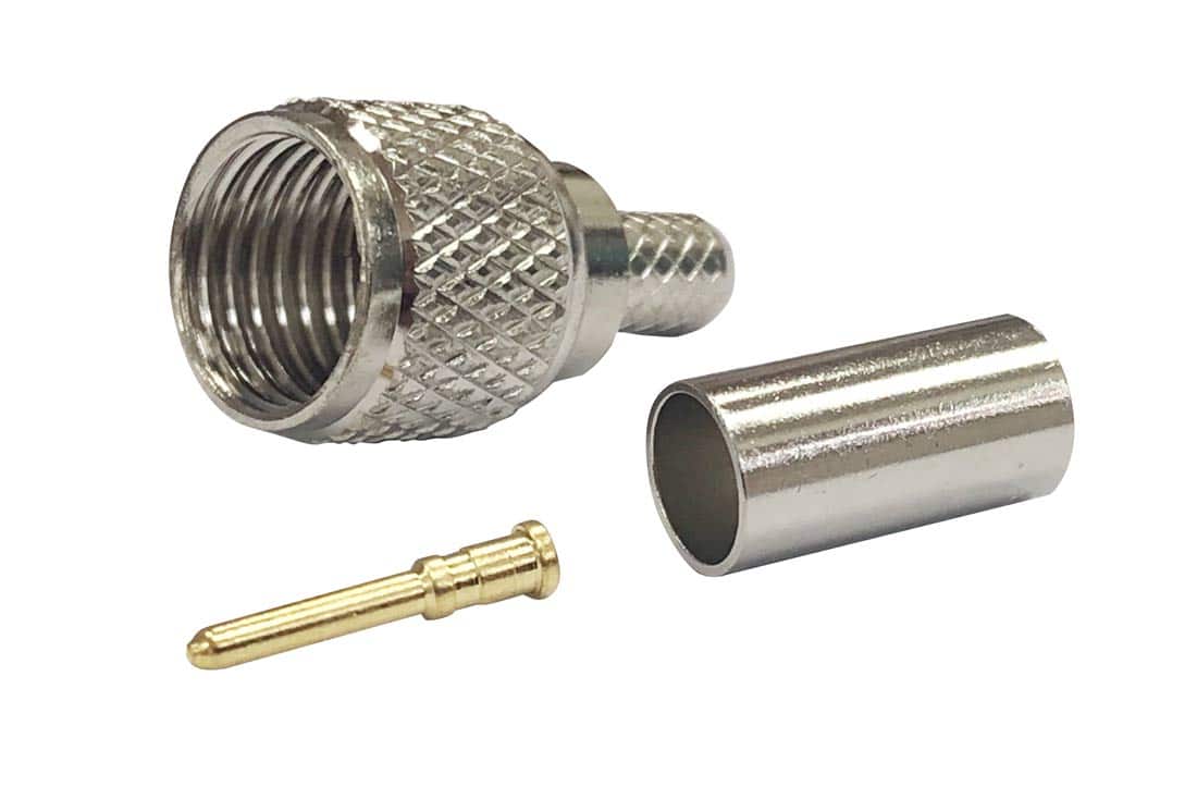 תקע מיני UHF לחיצה RG-58