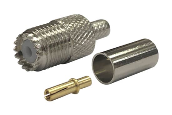 שקע מיני UHF לחיצה RG-58