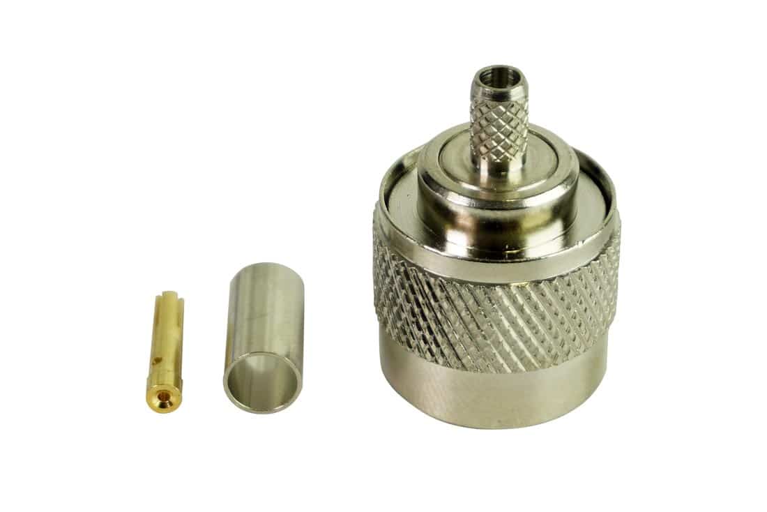 תקע רוורס N לחיצה RG-58