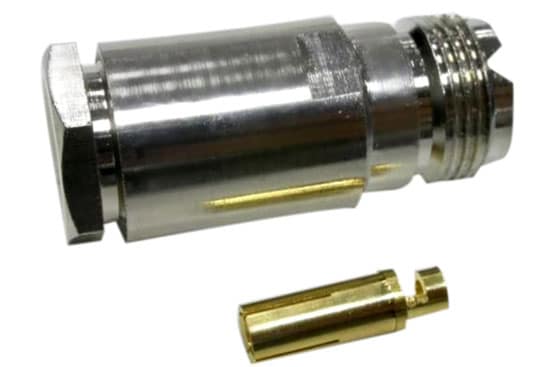 שקע UHF הלחמה RG-213