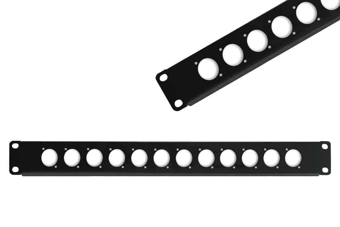 12 שקעים XLR לארון תקשורת