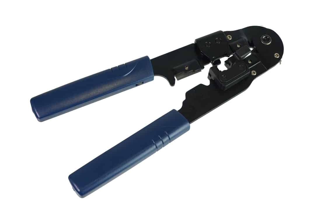 לוחץ RJ45 תוצרת טאיוואן קפיצי כחול