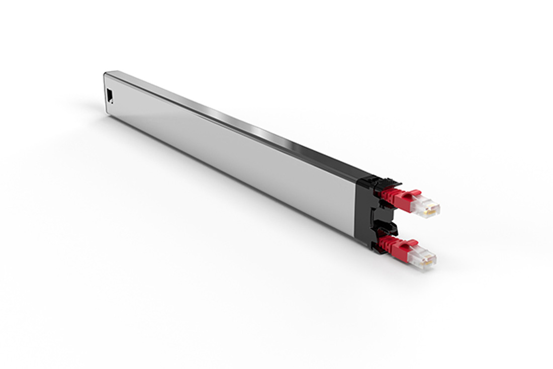 קסטת PATCHBOX קצרה CAT6A STP Flat באורך 0.8 מ'