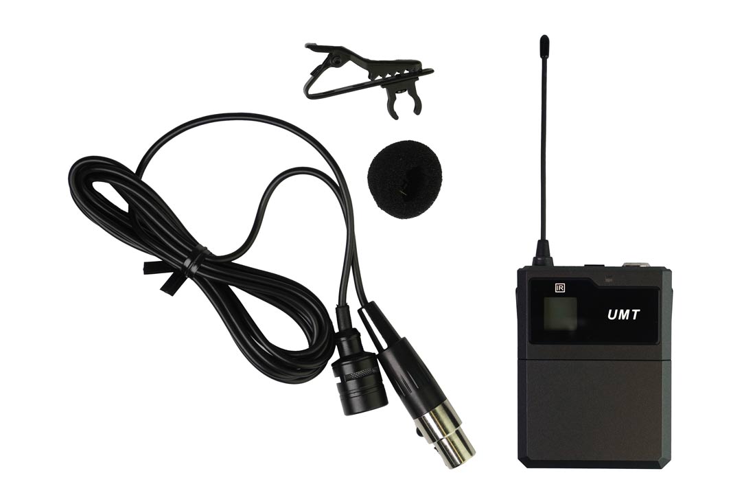 מיקרופון דש + משדר למקלט UHF-5X00-5M
