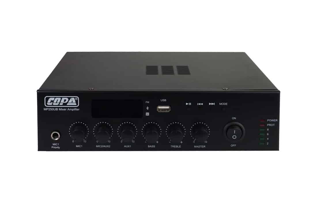 מגבר מיקסר מיני 250W כולל נגן