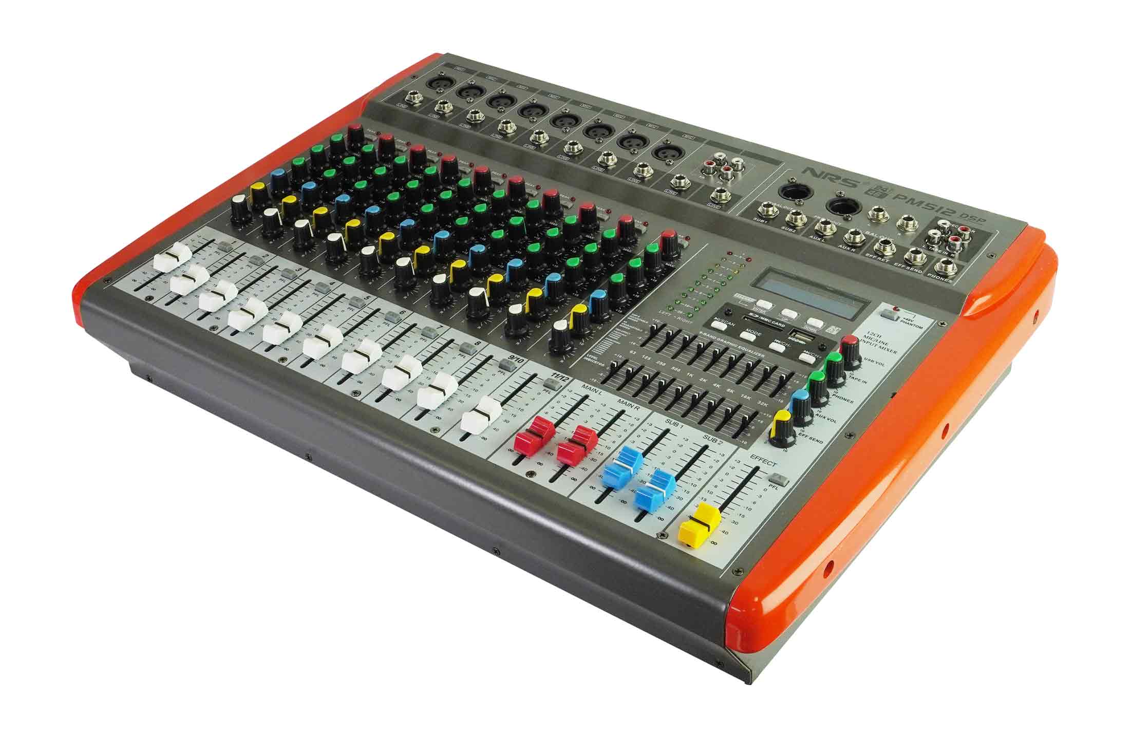 מיקסר 12 ערוצים כולל מגבר 2x500W