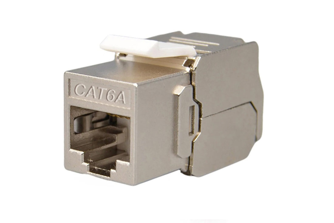 שקע RJ45 קיסטון CAT6A/7