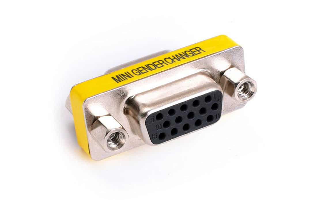 מעביר משקע VGA לשקע VGA