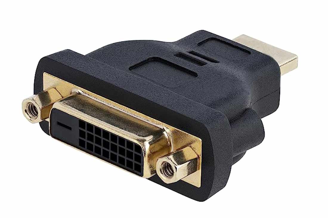 מעביר שקע HDMI לתקע DVI