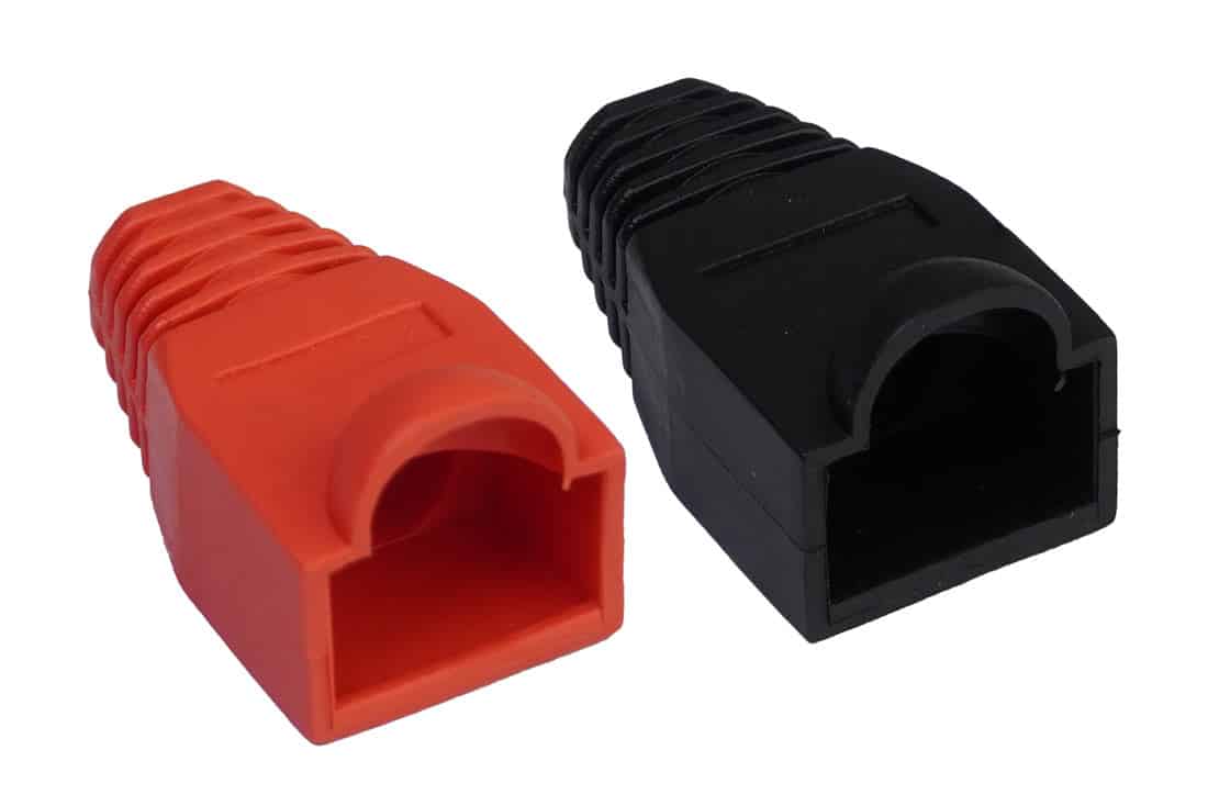 מכסה RJ-45 לכבל CAT6 בצבעים שונים