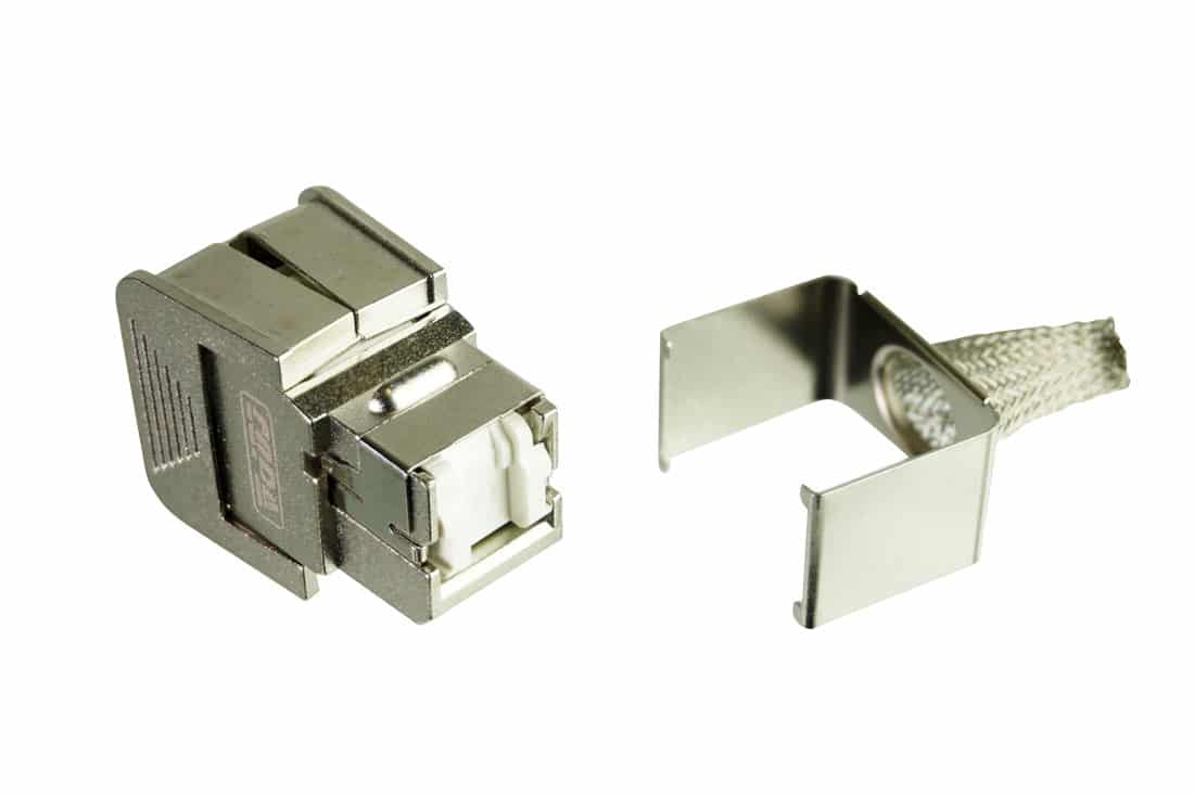 שקע קיסטון RJ-45 מסוכך CAT6A/7 תואם 3M
