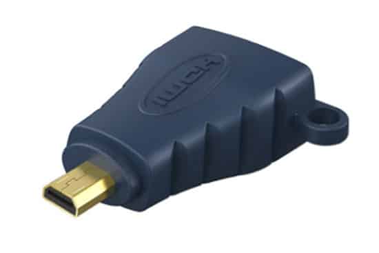 מעביר שקע HDMI למיקרו HDMI כולל טבעת
