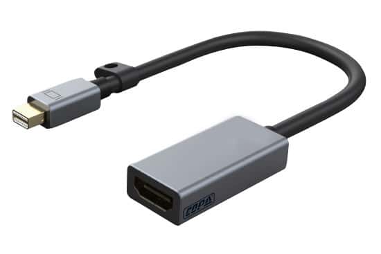 מעביר מיני DP ל- HDMI כולל טבעת