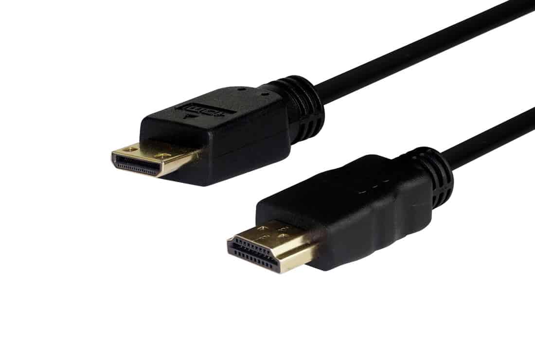 כבל HDMI למיני HDMI באורך 1.8 מטר
