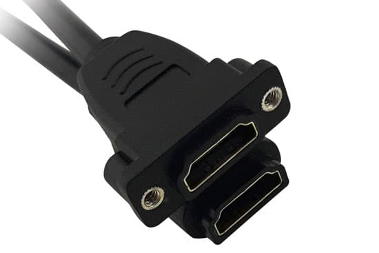 מעביר שקע HDMI לשקע HDMI לפנל/שאסי