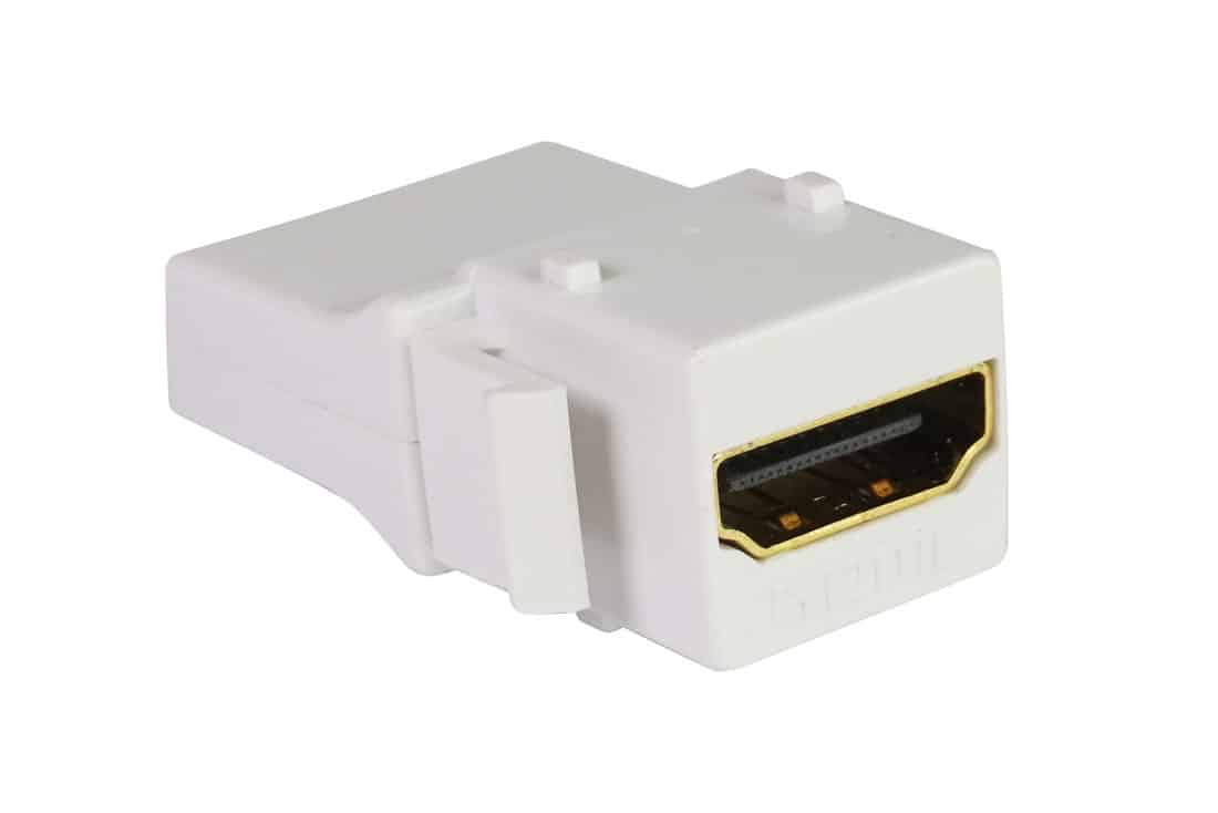 מעביר שקע HDMI לשקע HDMI בזווית קיסטון