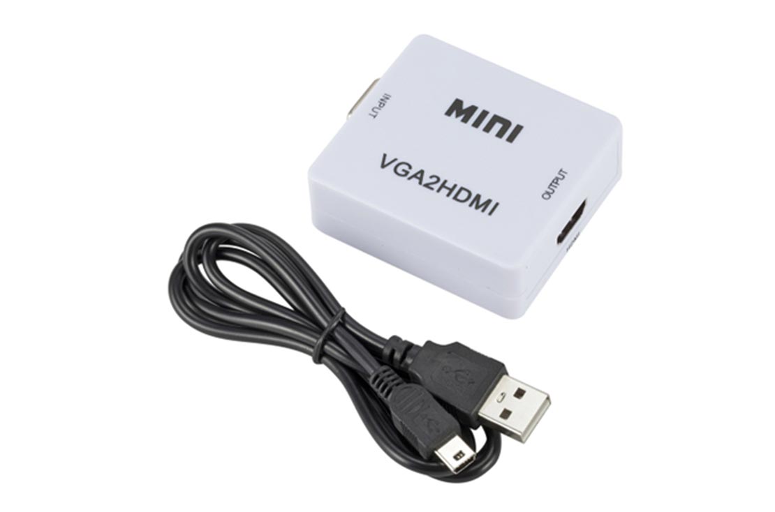 ממיר מ-VGA + AUDIO TO HDMI