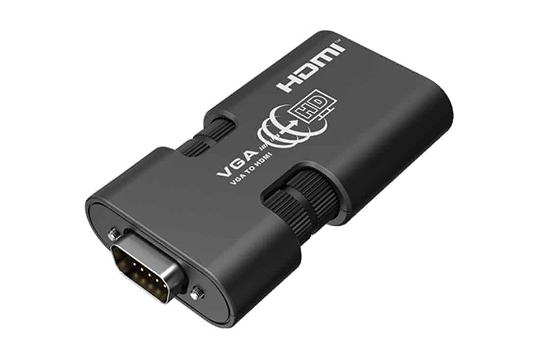 ממיר מ-VGA + AUDIO TO HDMI