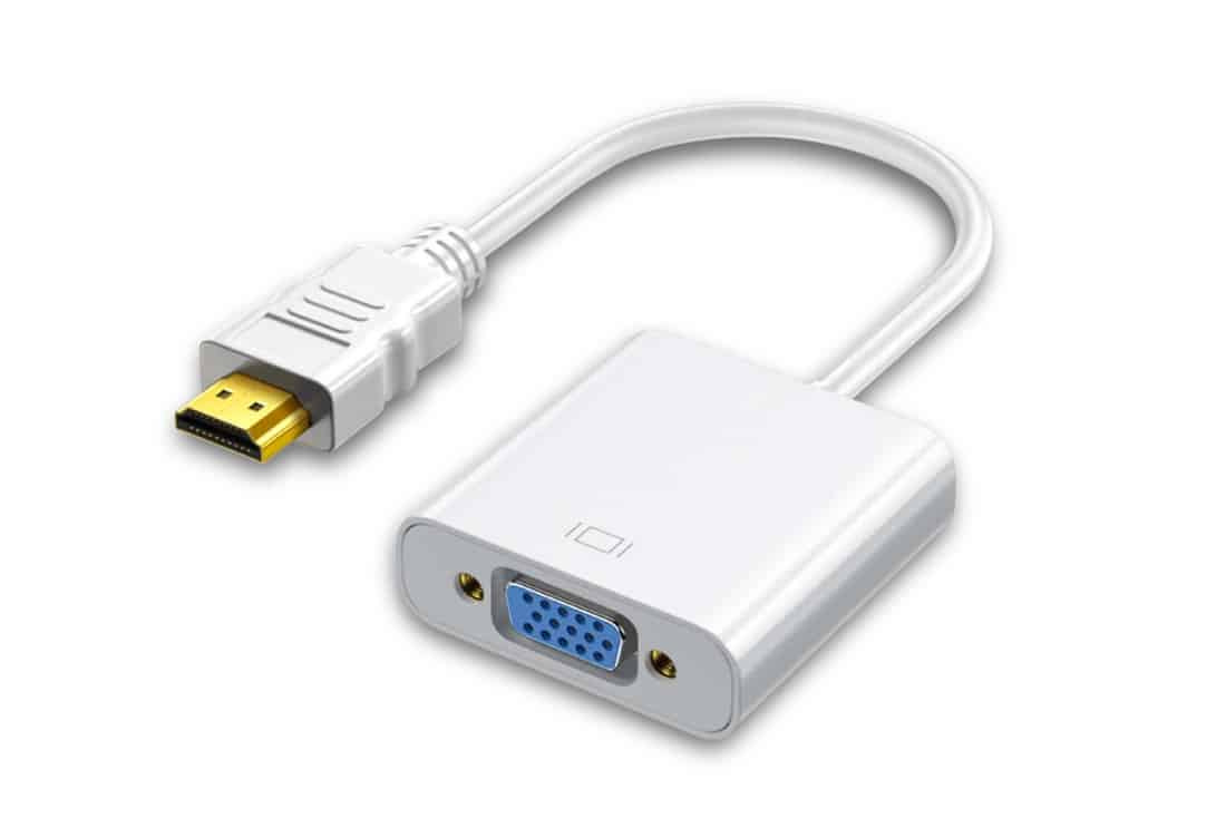 מעביר HDMI ל- VGA + אודיו