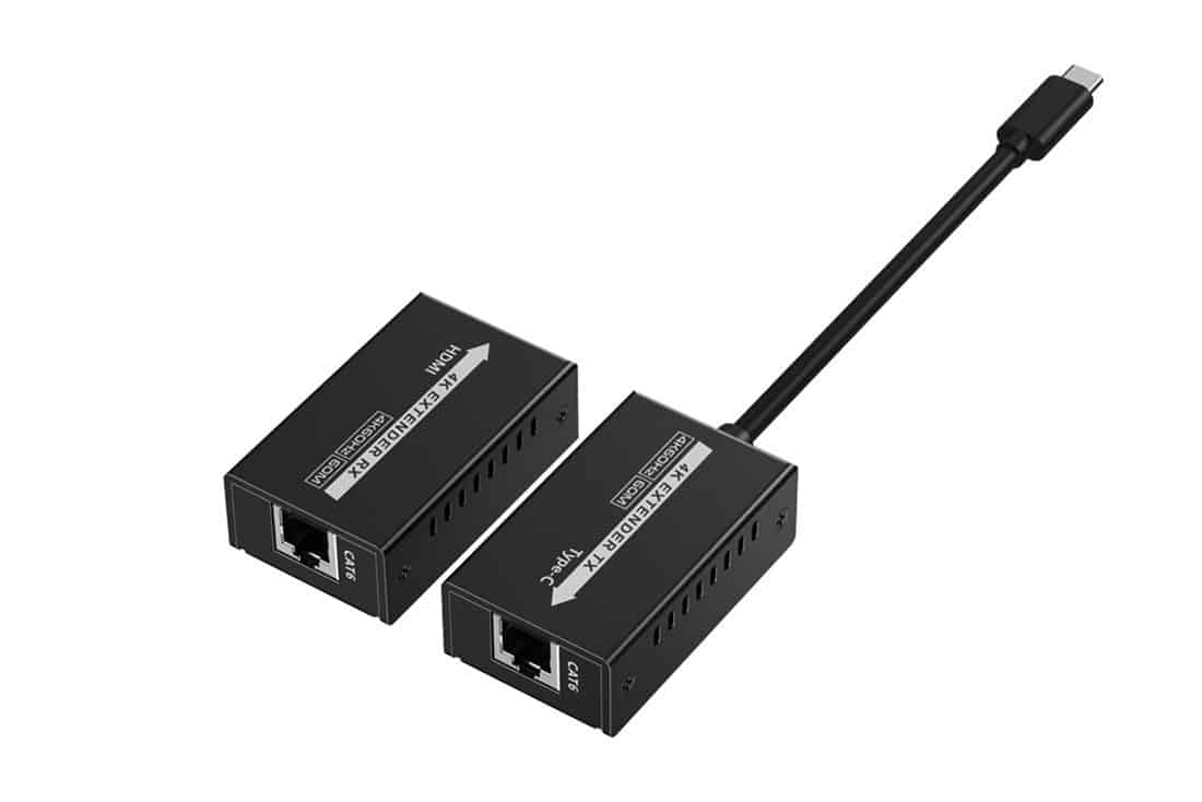 מרחיק USB Type C וממיר לHDMI 4K ל60 מטר
