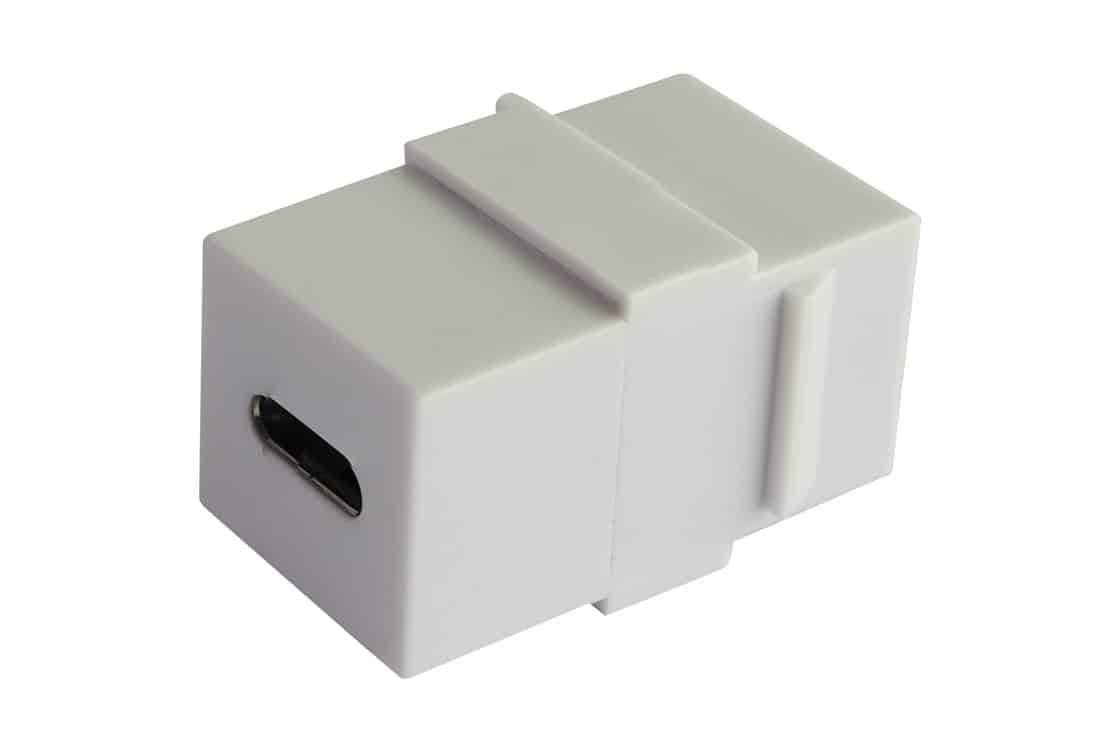 מעביר שקע USB Type C לשקע USB Type C קיסטון