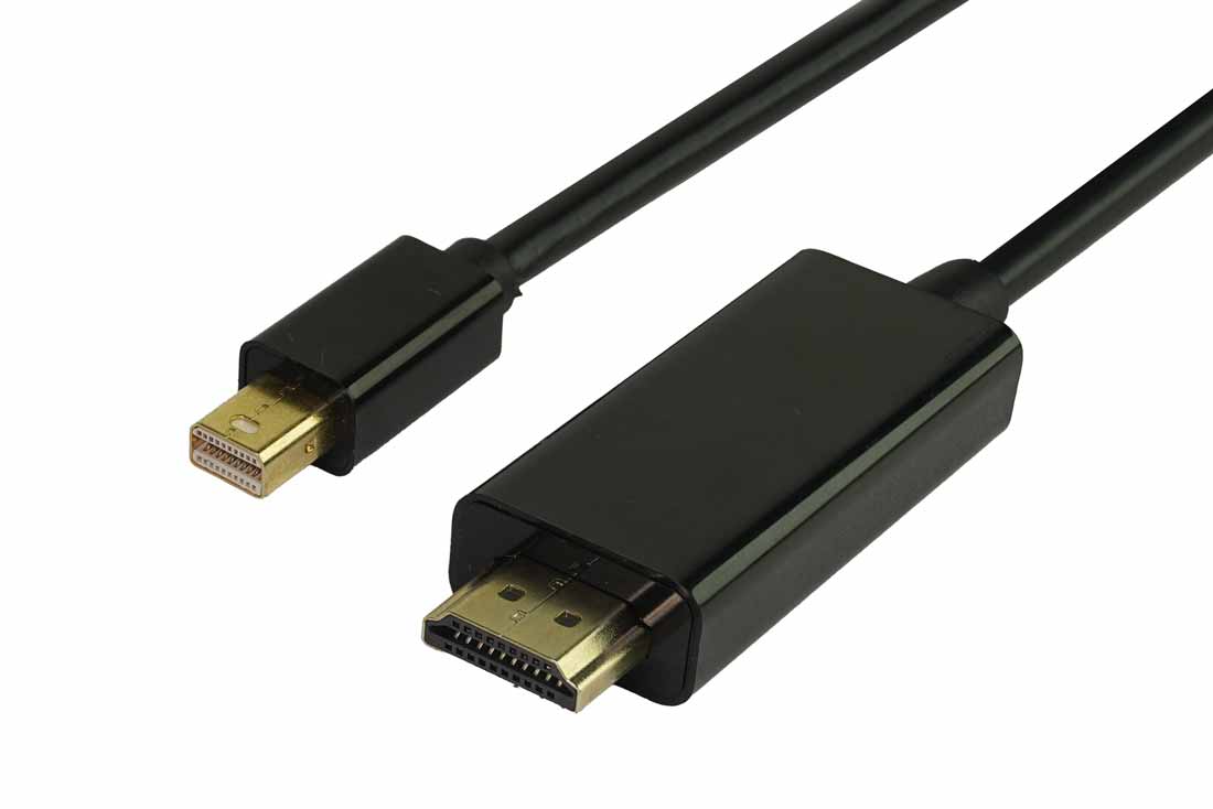 כבל מיני DP לHDMI באורך 1.8 מטר תומך 4K