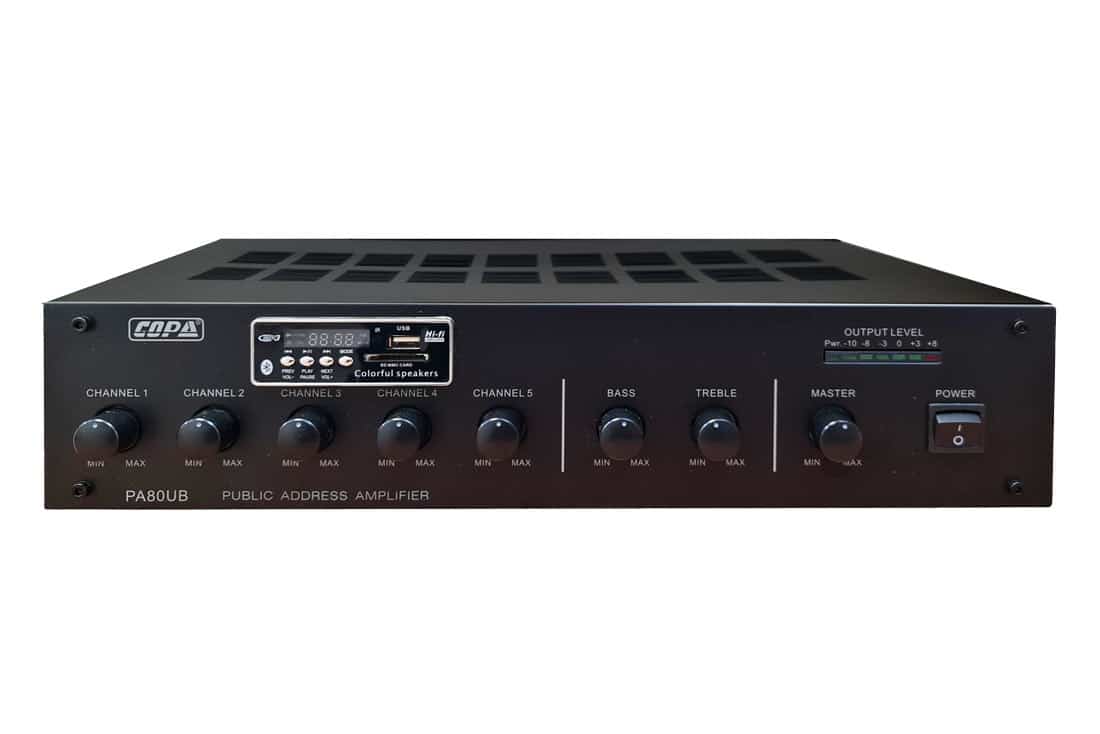 מגבר מיקסר 80/180W כולל נגן