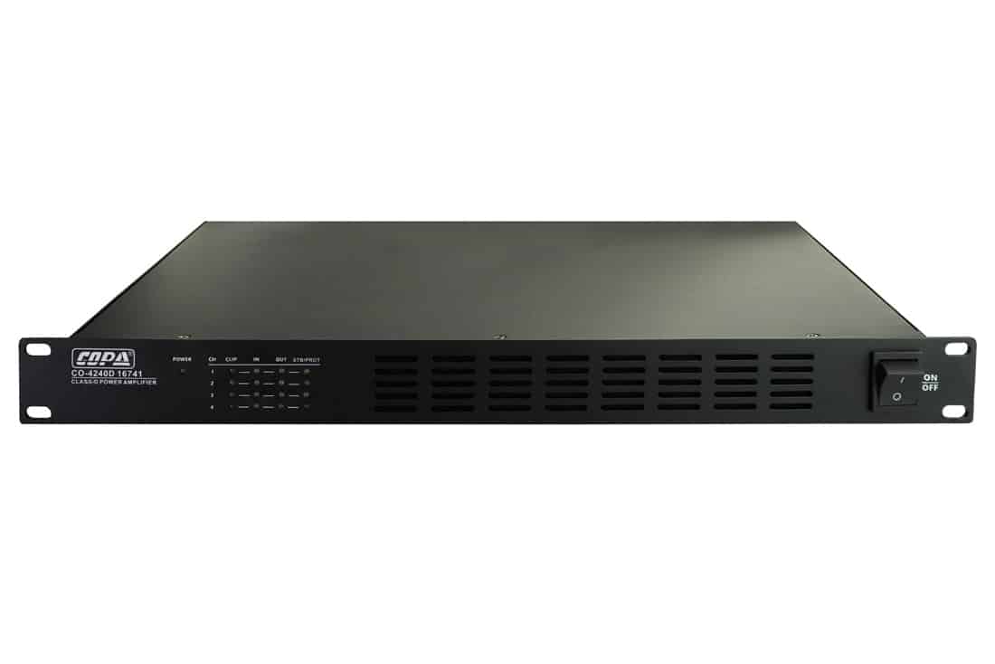 מגבר בוסטר Class-D בהספק 240W כולל 2/4 ערוצים