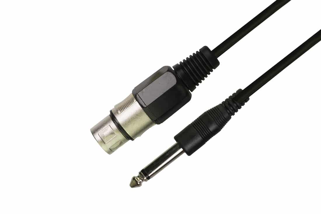 כבל שקע XLR לתקעPL באורך 1-10 מטר