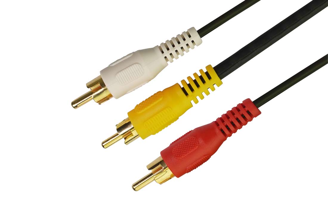 כבל תקע 3RCA לתקע 3RCA באורך 1.8-10 מטר