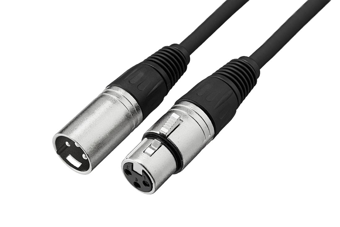כבל שקע XLR לתקע XLR באורך 1-20 מטר