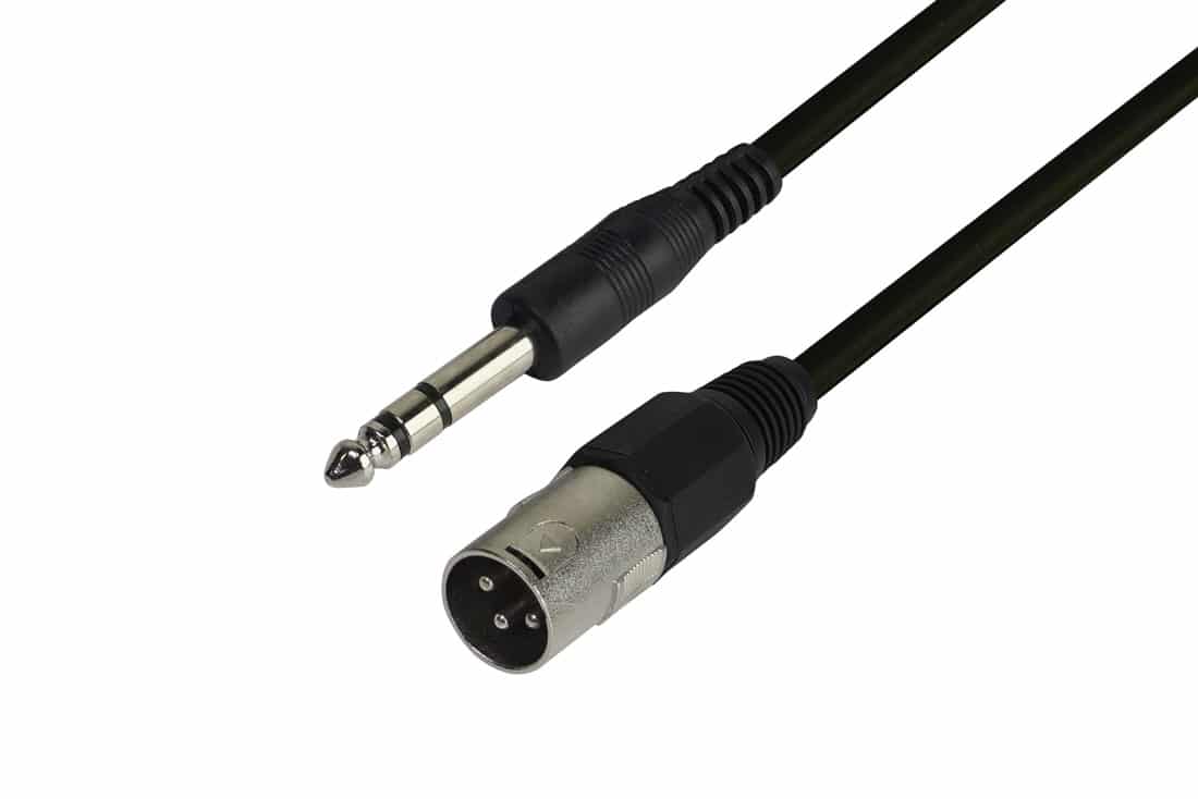 כבל תקע XLR לתקע PL סטריאו באורך 1.5/3 מטר
