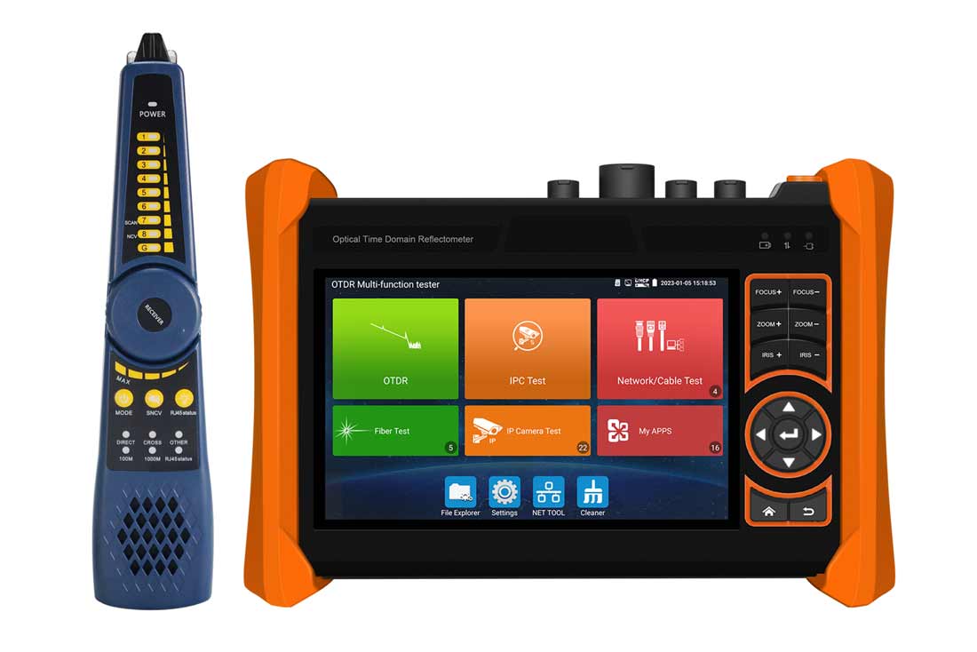 מוניטור טכנאים 6500 OTDR 28dB + צלצלן