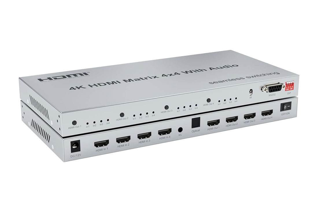 מטריצה 4X4 HDMI 4K@30Hz
