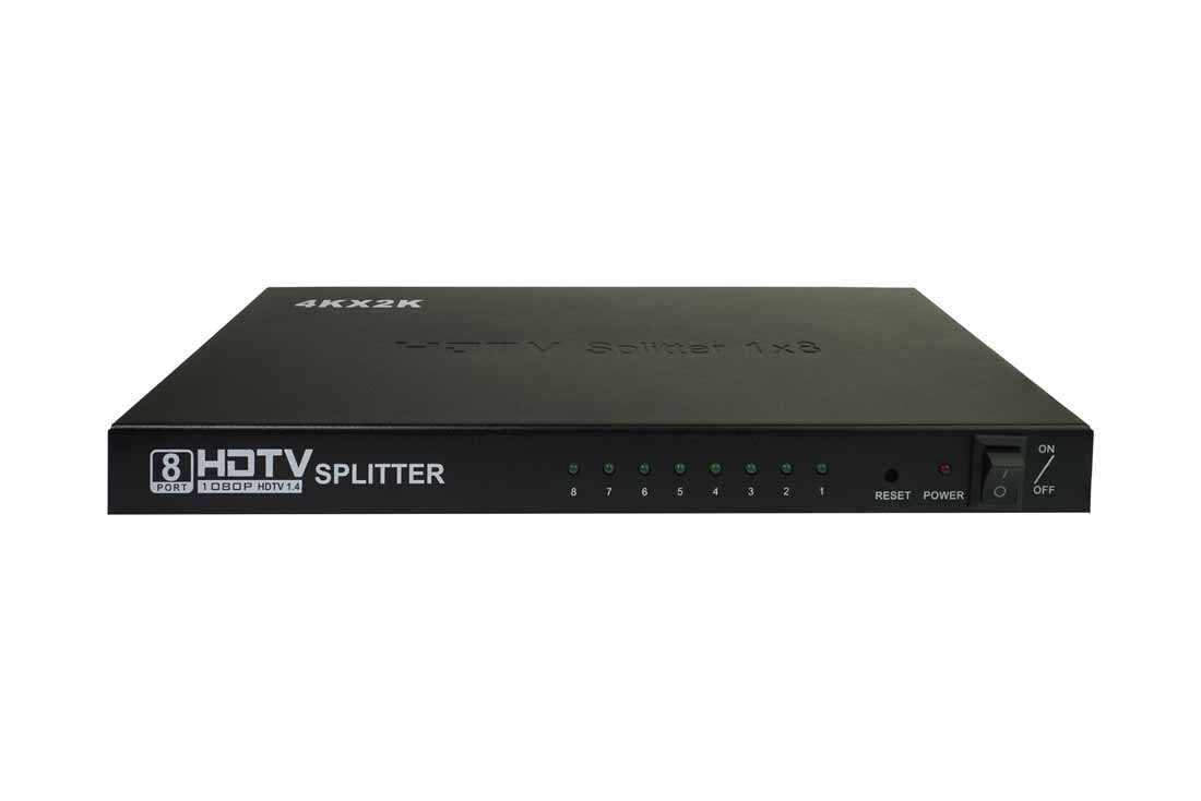 מפצל HDMI 1X2/4/8 4K