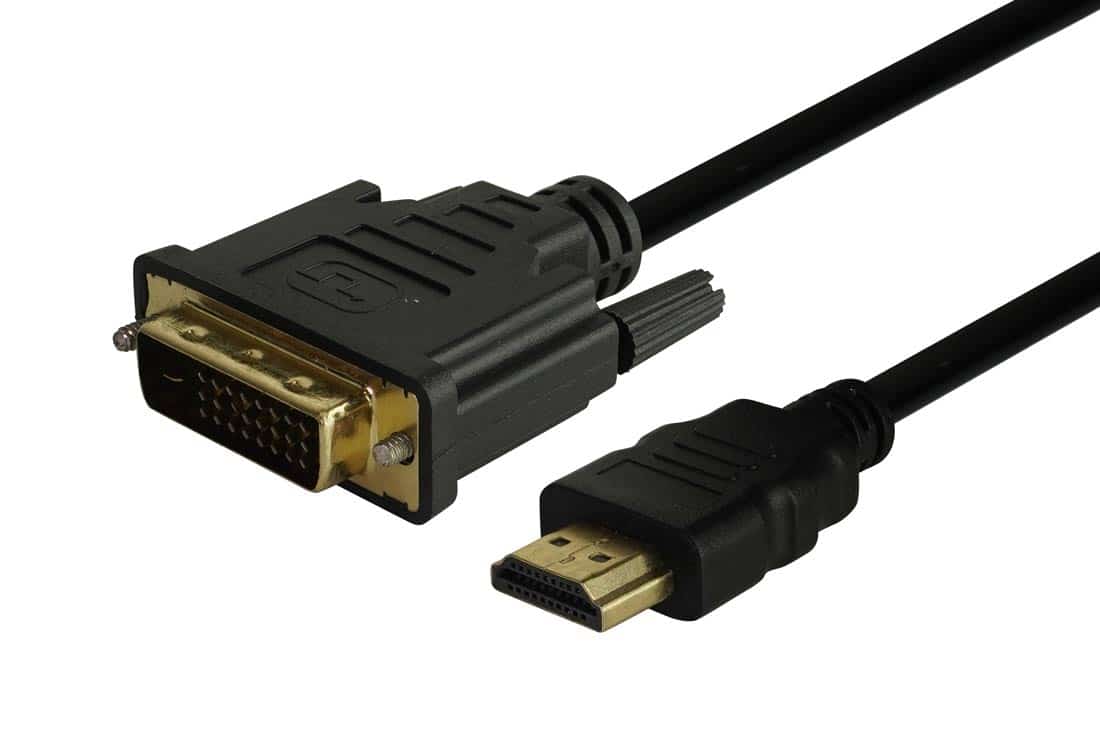 כבל DVI 24+1 - HDMI באורך 1.8-5 מטר