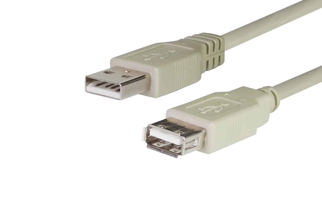 כבל מאריך USB2.0 באורך 1.5-10 מ´ A-A