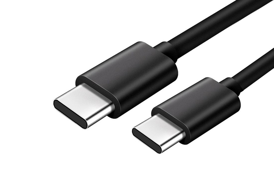 כבל USB Type C - Type C באורך 1-2 מ' תומך 45W 5A