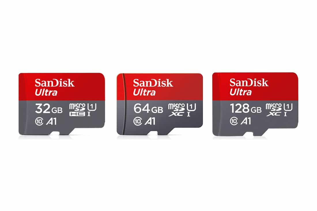 כרטיס מיקרו MICRO-SD SanDisk בנפח 32-128GB