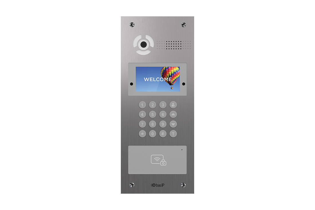 פנל וידאו בניין IP PoE "4.3 זיהוי פנים ודפדוף דיירים