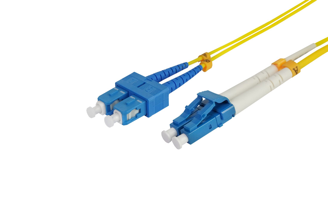 מגשר אופטי LC-SC SM Duplex