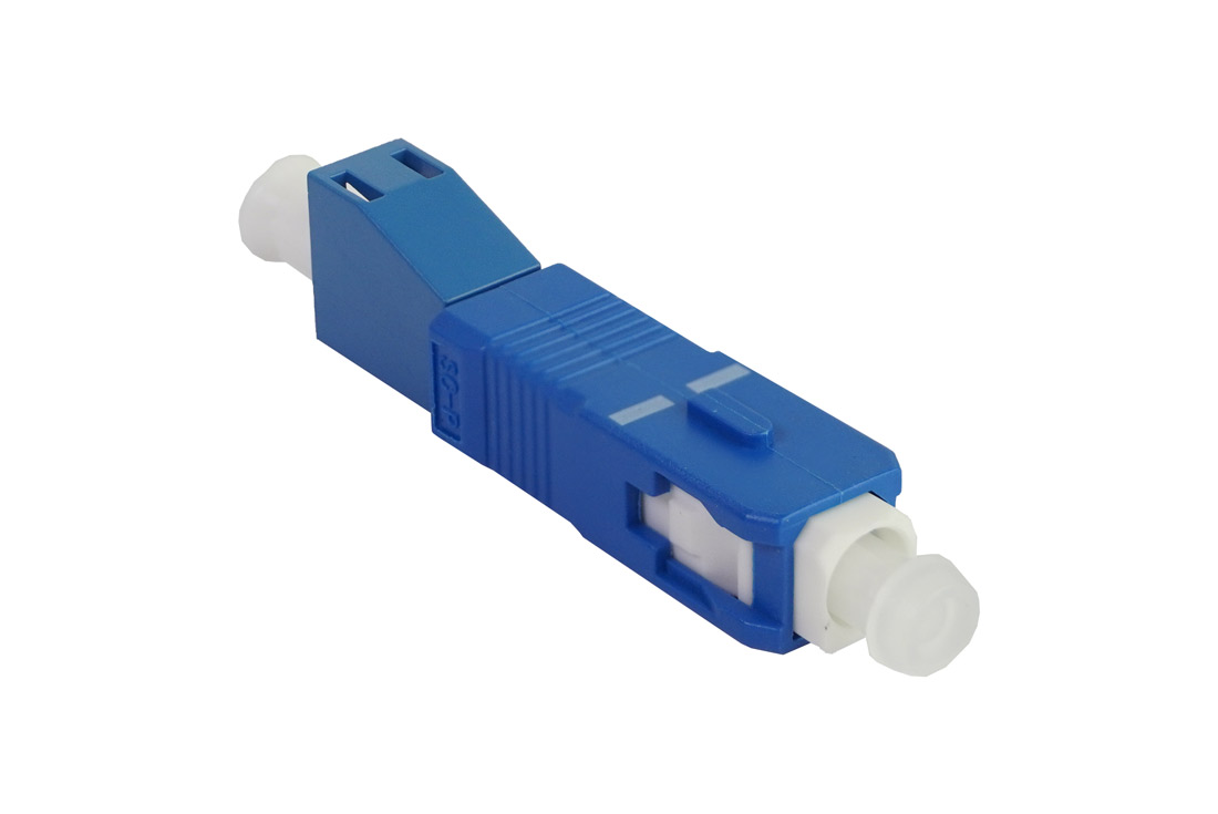 מתאם אופטי בודד LC-SC(M) SM