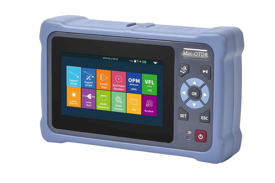 OTDR SM קומפקטי 4.3"