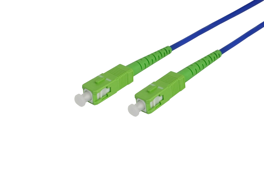 מגשר אופטי SC משוריין SM Simplex APC