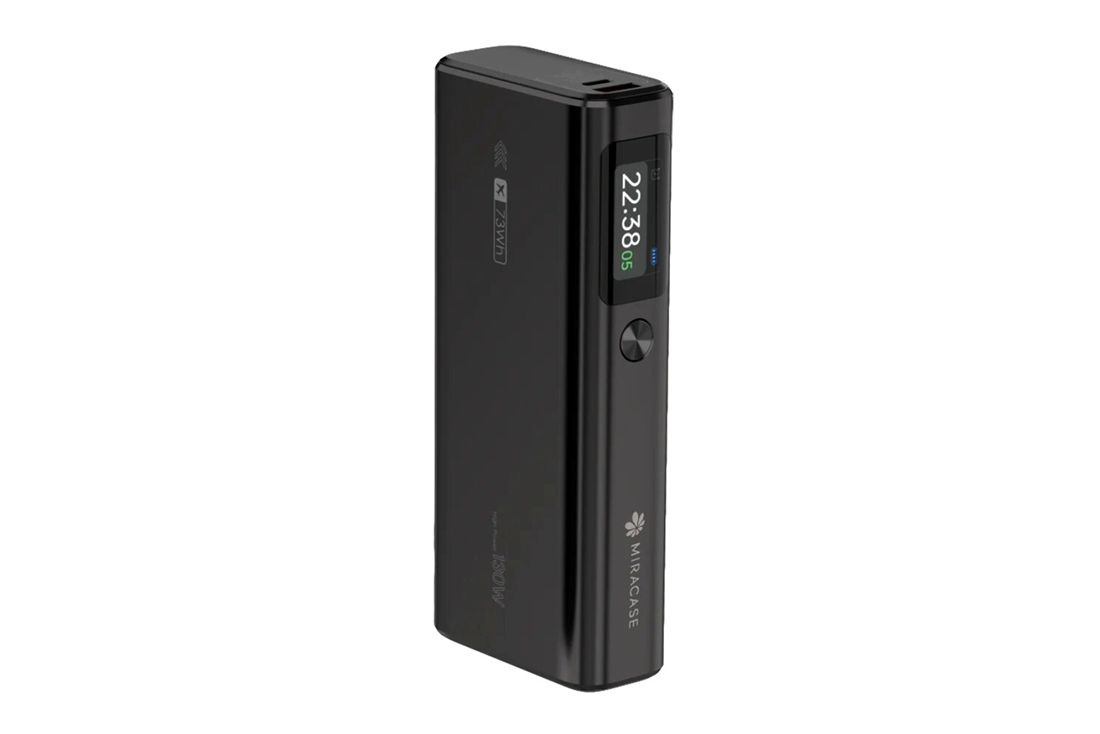 סוללת טעינה 20,000mAh בהספק 130w PD כולל מסך ושעון