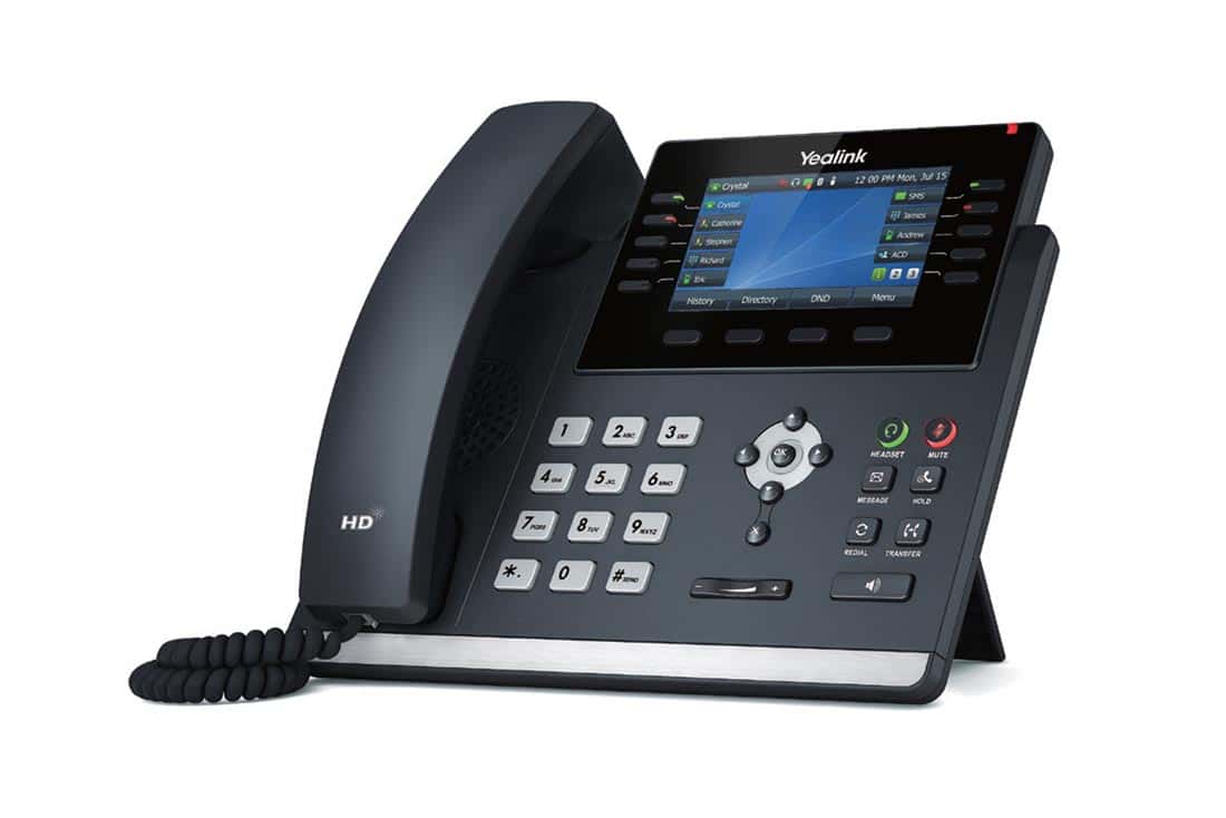 טלפון PoE IP עם מסך צבעוני עד 27 לחצנים